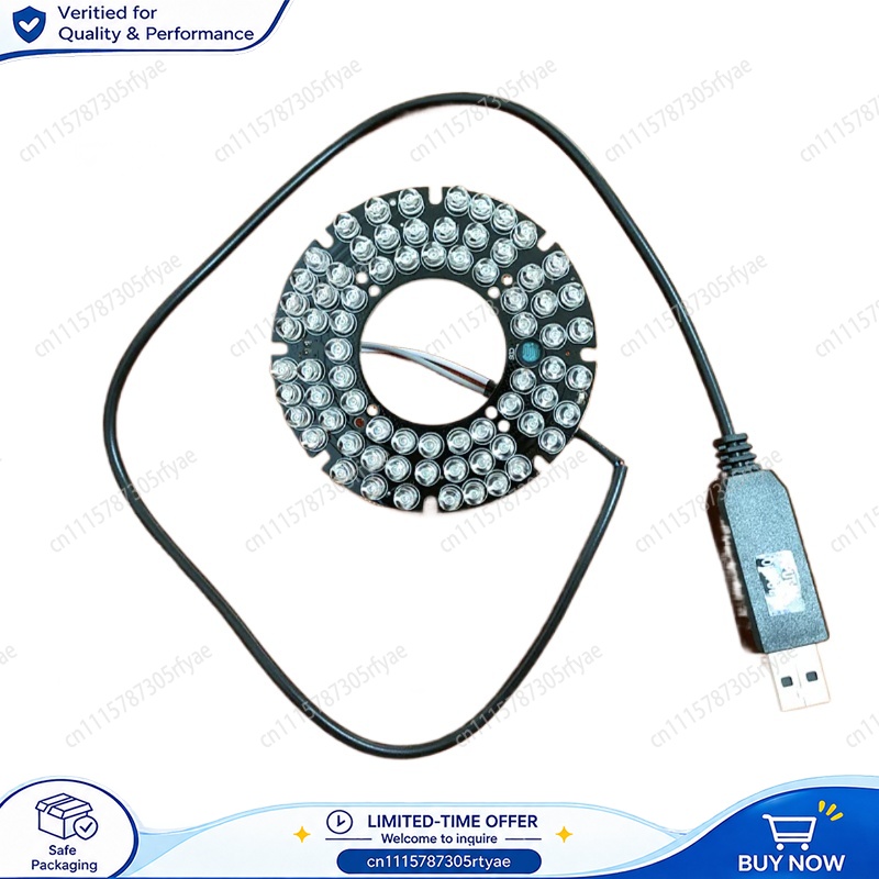 Home Security With Camera - ไฟอินฟราเรด 5V USB 72 LED 850nm
