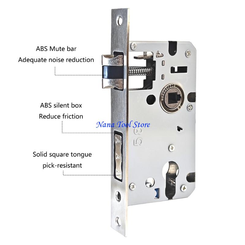 Home Security Doors - 31GJ อัพเกรดสังกะสีอัลลอยด์ประตูล็อคชุดกุญแจประตูล็อคภายในประตูล็อคชุดสำหรับเพิ่มบ้านความปลอดภัย &