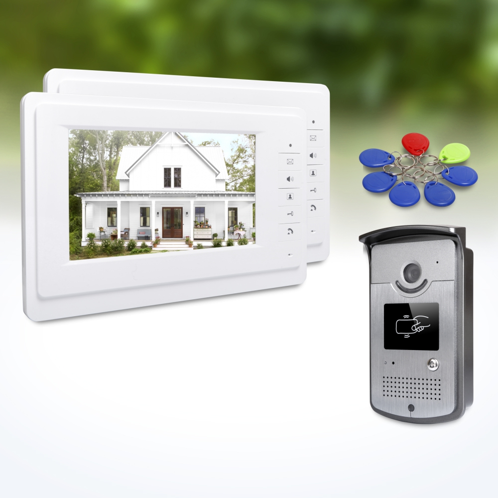 Home Security Video Cameras - กล้องวงจรปิดภายนอก 1 ตัว จอภาพภายใน 2 จอ