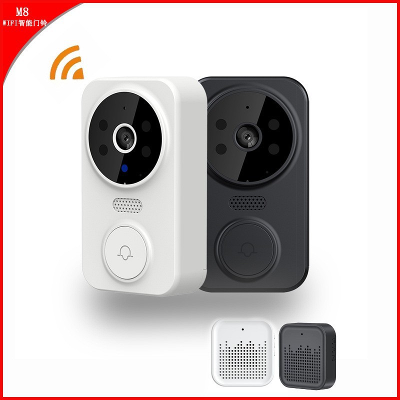 Home Security Video Cameras - กริ่งประตูอัจฉริยะ Tuya WIFI สำหรับบ้านอัจฉริยะ กล้องวงจรปิดไร้สาย โทรศัพท์กริ่งประตู