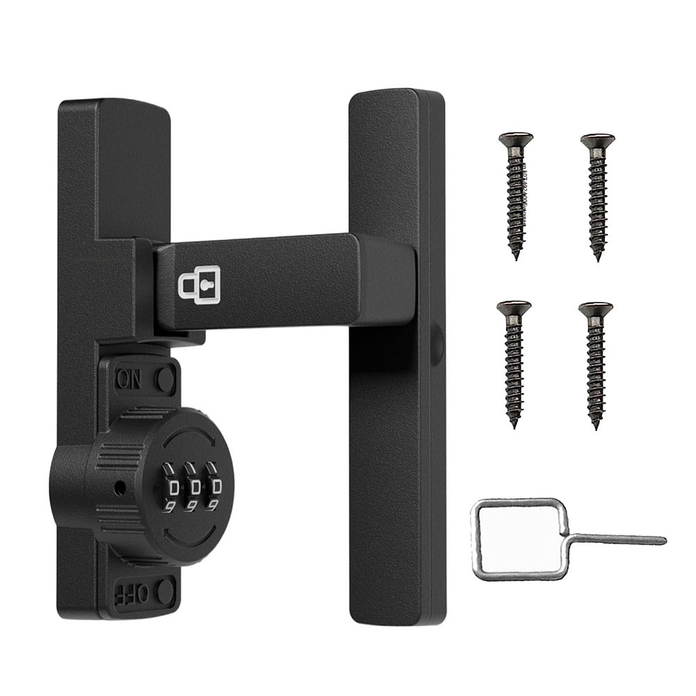 Home Security Doors - Security Barn ประตูล็อค 3 หลักล็อคประตูบ้านล็อคสําหรับห้องน้ําไวน์ตู้รหัสผ่านรหัสโลหะผสมสังกะสีทนทาน