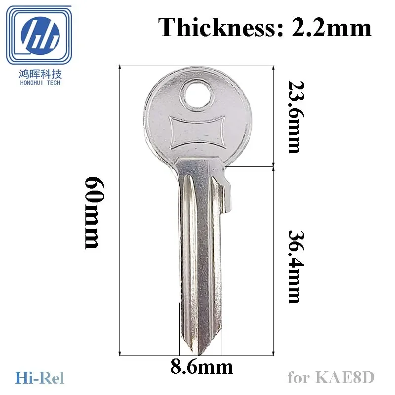 Home Security Doors - 5-100 ชิ้น กุญแจเปล่า Kale KAE8D สำหรับช่างทำกุญแจ