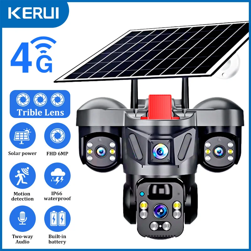 Home Security Video Cameras - KERUI V380 Pro PTZ กลางแจ้ง 6MP