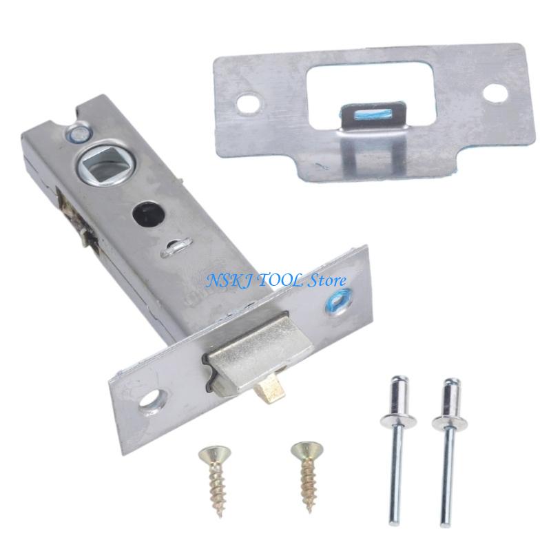 Home Security Doors - L8RC สลักร่องโลหะแข็งแรงทนทานแบบพลิกกลับได้เหมาะสำหรับใช้ในห้องน้ำในบ้าน