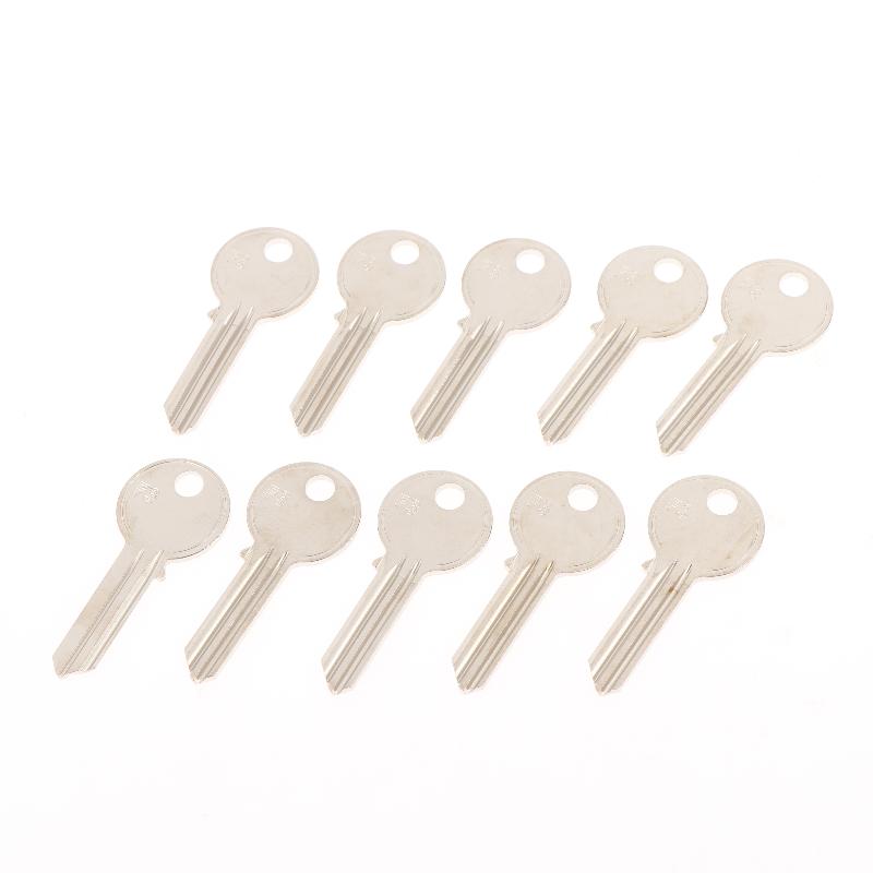 Home Security Doors - กุญแจเปล่าแบบสองร่อง F3 จำนวน 10 ชิ้น -