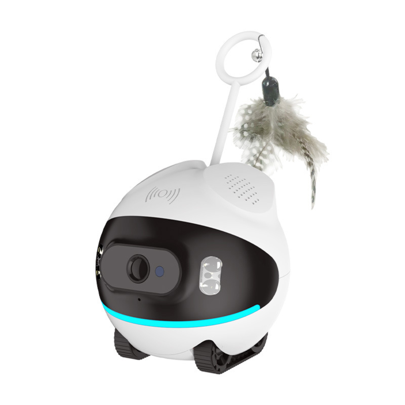 Home Security Robot Dog - กล้องวงจรปิดอัจฉริยะ 2MP 1080P ควบคุมผ่านแอพ Ubox สำหรับดูแลสัตว์เลี้ยง