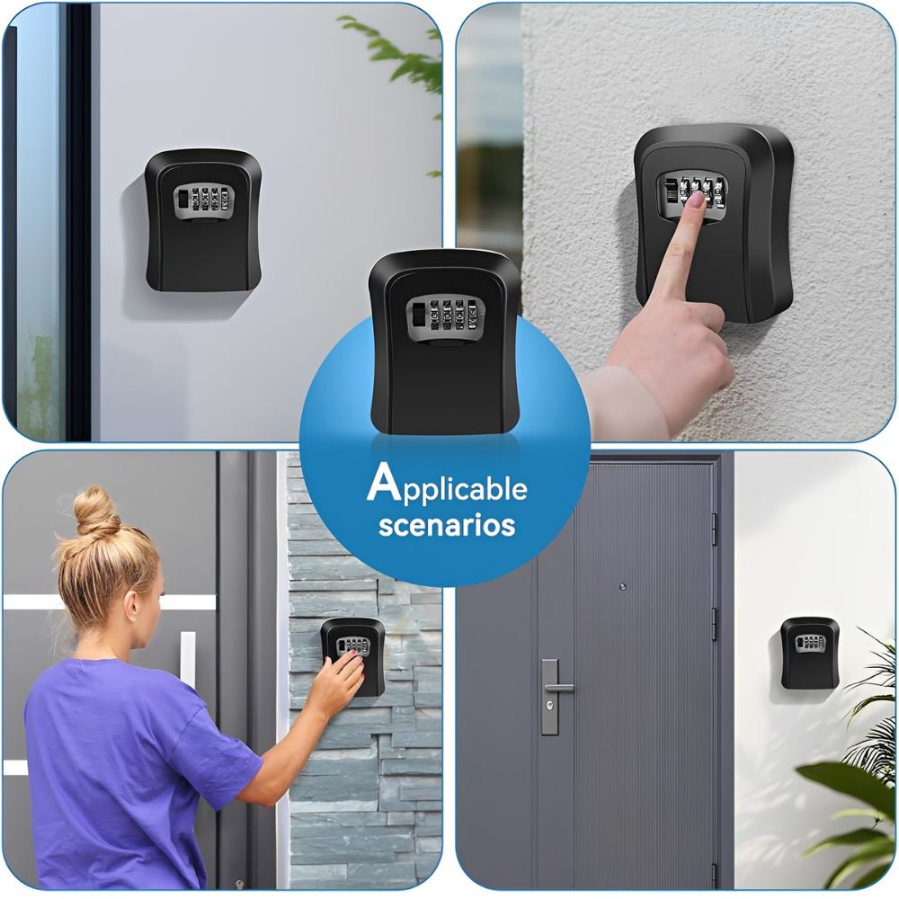 1/2/4 ชิ้น กล่องล็อคกุญแจแบบติ - Home Security Key บทวิจารณ์และราคา