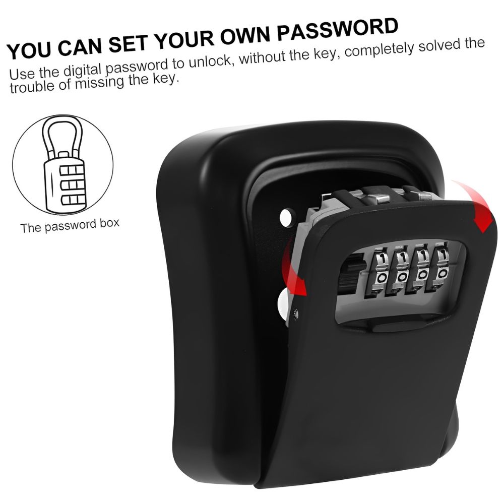 1/2/4 ชิ้น กล่องล็อคกุญแจแบบติ - Home Security Key บทวิจารณ์และราคา