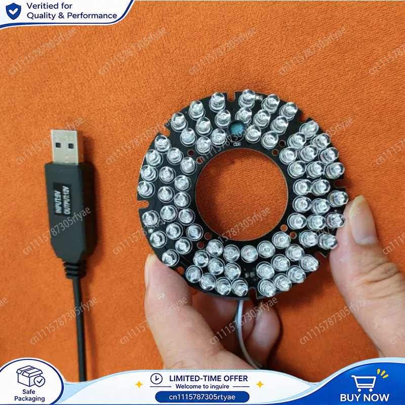 ไฟอินฟราเรด 5V USB 72 LED 850n - Home Security With Camera บทวิจารณ์และราคา