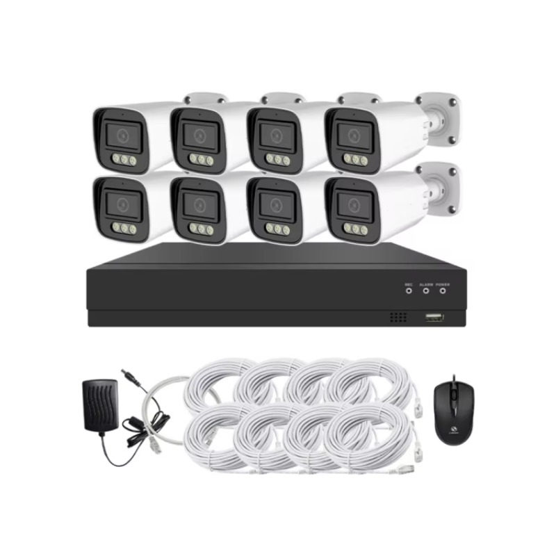 ชุดกล้องวงจรปิด 4ch 8ch ความคม - Home Security With Camera บทวิจารณ์และราคา