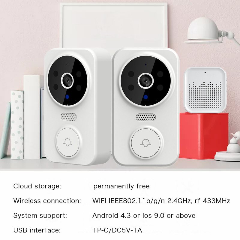 กริ่งประตูอัจฉริยะ Tuya WIFI ส - Home Security Video Cameras บทวิจารณ์และราคา