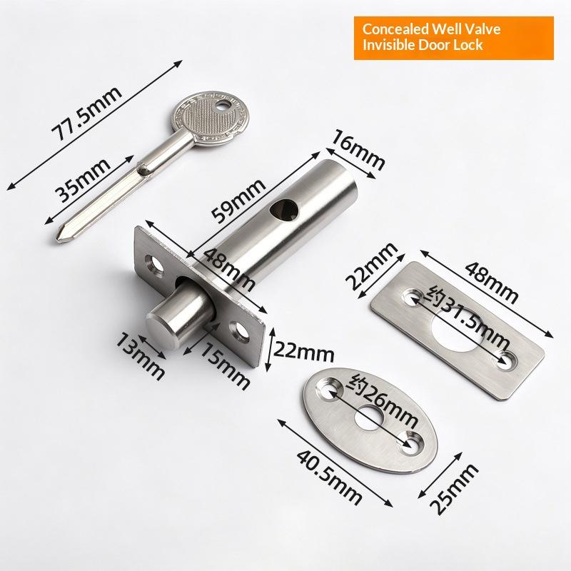 ล็อคประตูซ่อนตัวป้องกันการโจรก - Home Security Ideas บทวิจารณ์และราคา
