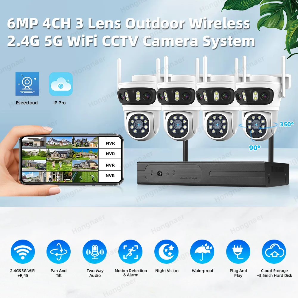 ชุดกล้องวงจรปิดรักษาความปลอดภั - Home Security With Camera บทวิจารณ์และราคา