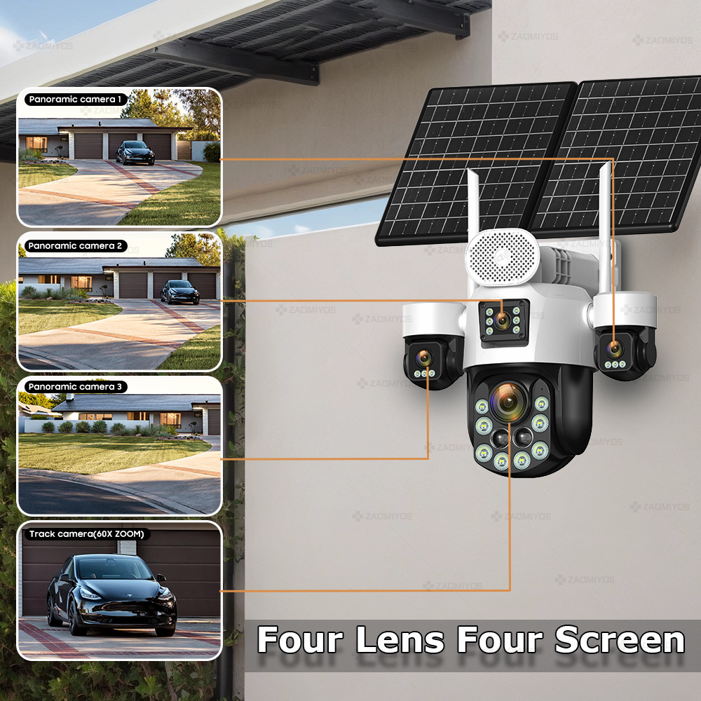 4 เลนส์ กล้องวงจรปิดภายนอกอาคา - Home Security La บทวิจารณ์และราคา