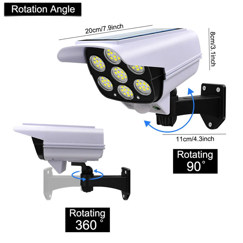 กลางแจ้งพลังงานแสงอาทิตย์ Ligh - Home Security With Camera บทวิจารณ์และราคา