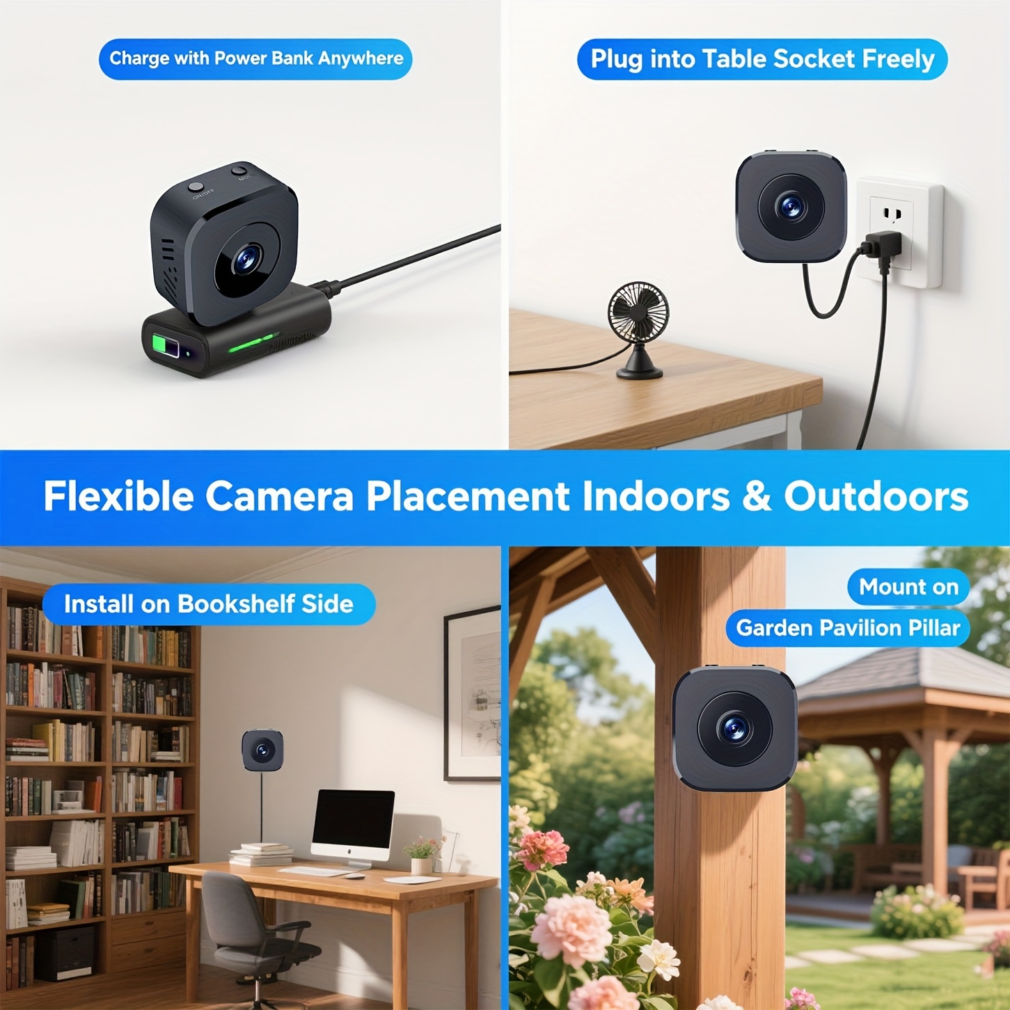 1080P HD Mini WiFi กล้องความปล - Home Security Panel บทวิจารณ์และราคา