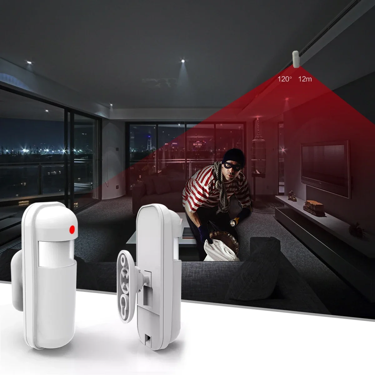 433MHz Motion Sensor ไร้สาย Mi - Home Security Group บทวิจารณ์และราคา
