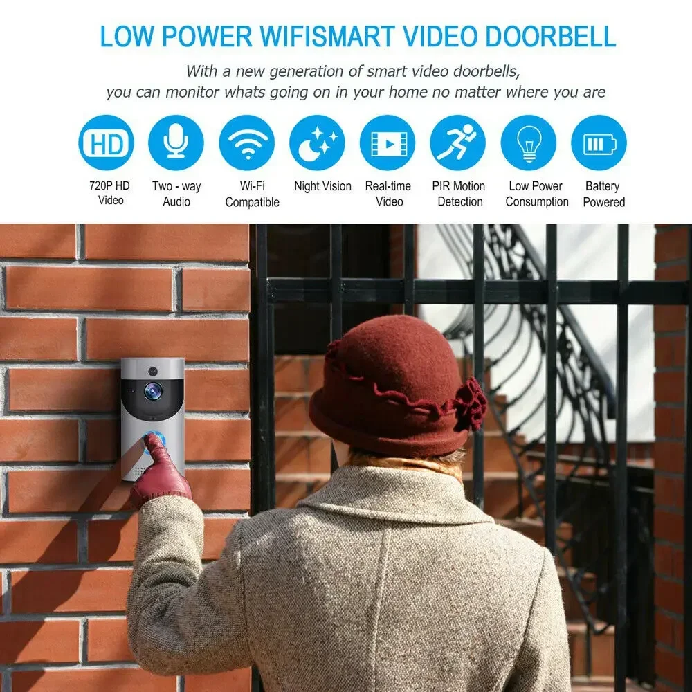กล้องกริ่งประตูไร้สาย WIFI สำห - Home Security La บทวิจารณ์และราคา