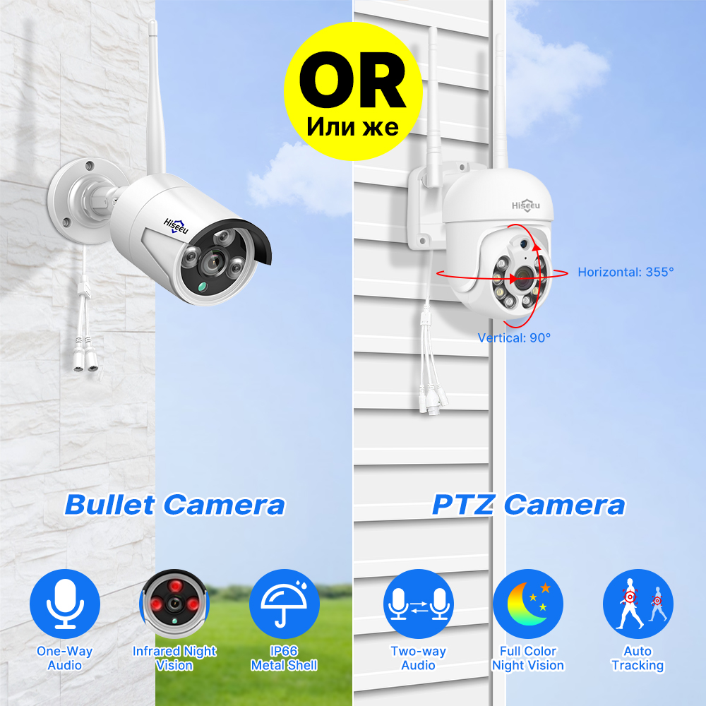 ฮิซี 5MP ไวไฟกล้องวงจรปิดระบบร - Home Security Panel บทวิจารณ์และราคา