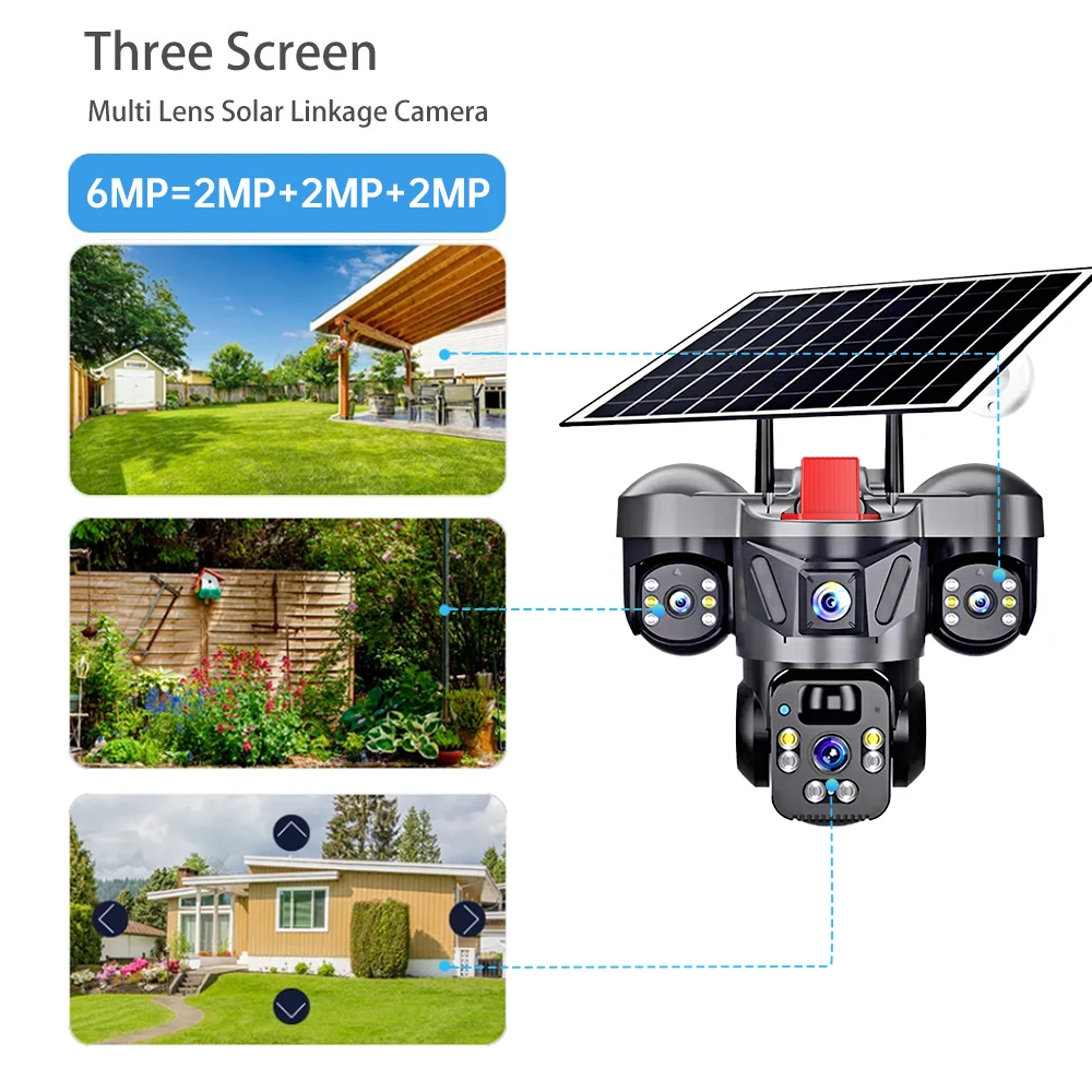 KERUI V380 Pro PTZ กลางแจ้ง 6M - Home Security Video Cameras บทวิจารณ์และราคา