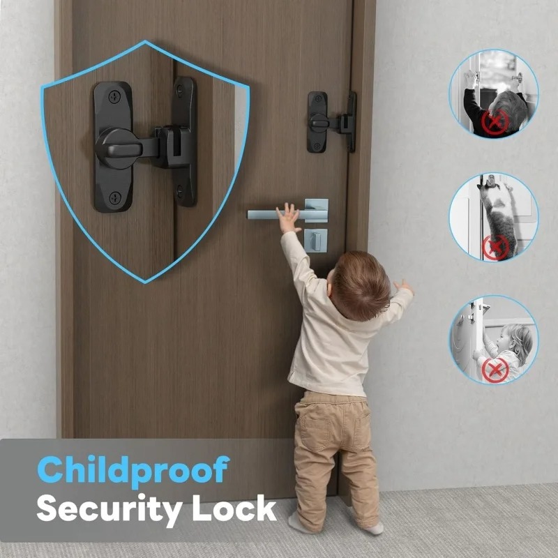 ตัวล็อคประตูแบบพลิก 90/180 องศ - Home Security Firms บทวิจารณ์และราคา