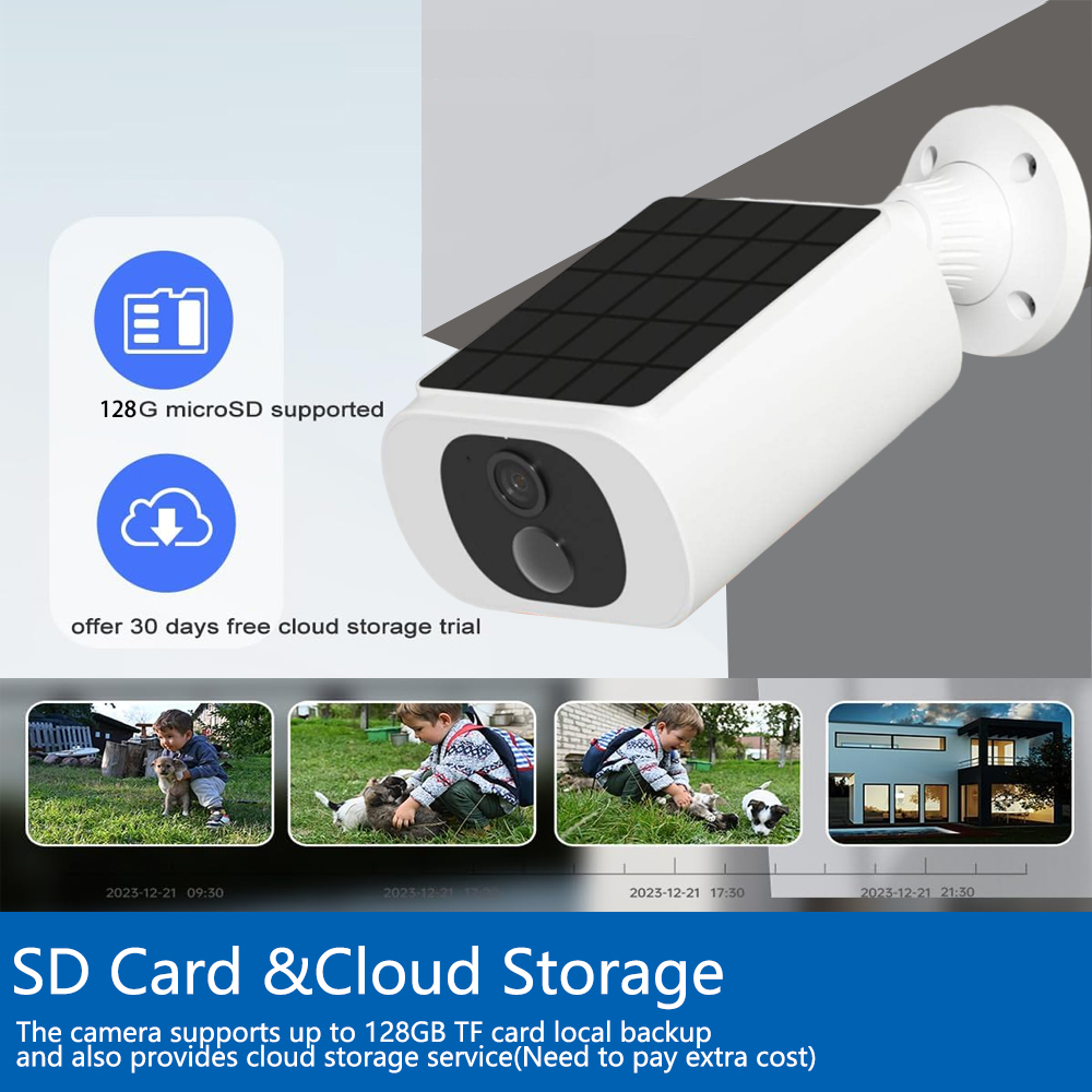 กล้องวงจรปิดพลังงานแสงอาทิตย์  - Home Security La บทวิจารณ์และราคา