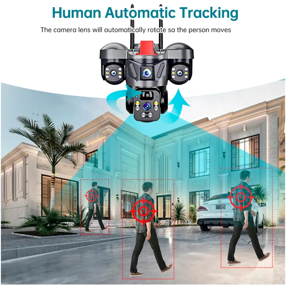 กล้องวงจรปิด KERUI Outdoor PTZ - Home Security La บทวิจารณ์และราคา