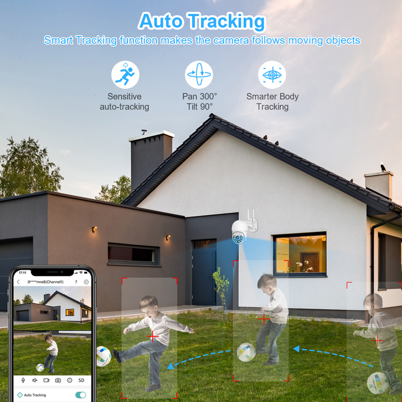 สมาร์ 3MP กล้องวงจรปิดไร้สายระ - Home Security Panel บทวิจารณ์และราคา