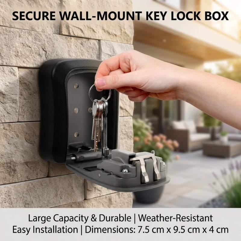 กล่องเก็บกุญแจติดผนังพร้อมรหัส - Home Security Key บทวิจารณ์และราคา